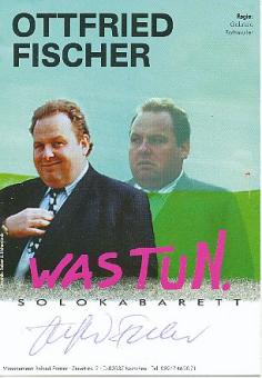 Ottfried Fischer   Film & TV  Autogrammkarte original signiert 