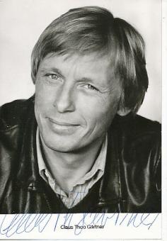 Claus Theo Gärtner  Film & TV  Autogrammkarte original signiert 