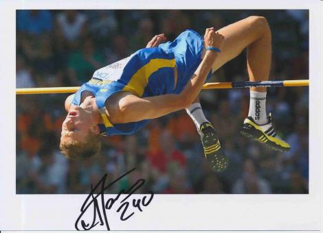 Andriy Protsenko  Ukraine  Leichtathletik Autogramm 13x18 cm Foto original signiert 