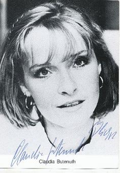 Claudia Butenuth  Film & TV  Autogrammkarte original signiert 