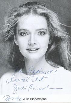 Julia Biedermann  Film & TV  Autogrammkarte original signiert 