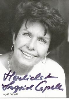 Ingrid Capelle   Film & TV  Autogrammkarte original signiert 