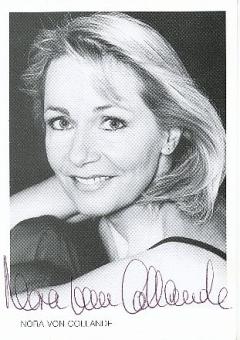 Nora von Collande   Film & TV  Autogrammkarte original signiert 