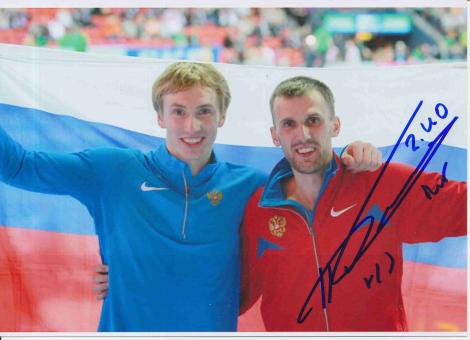 Alexei Dmitrik  Rußland  Leichtathletik Autogramm 13x18 cm Foto original signiert 