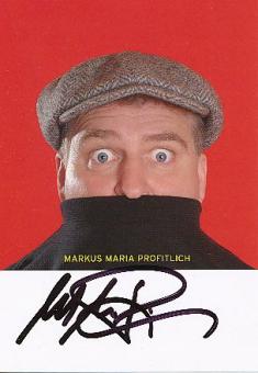 Markus Maria Profitlich   Comedian  TV  Autogrammkarte original signiert 