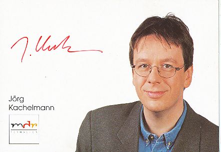 Jörg Kachelmann  MDR  ARD  TV  Sender Autogrammkarte original signiert 