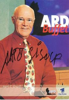 Aart C.Gisolf   ARD Buffet    TV  Sender Autogrammkarte original signiert 