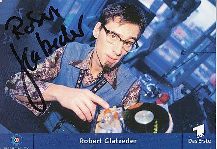 Robert Glatzeder  ARD   TV  Autogrammkarte original signiert 