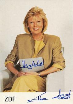 Elke Kast † 1993  ZDF   TV  Autogrammkarte original signiert 