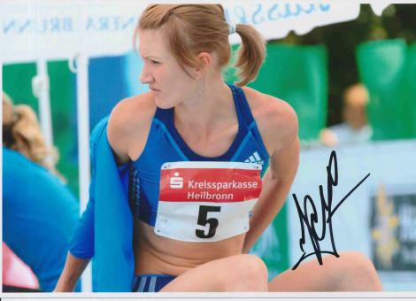 Svetlana Radzivil  Usbekistan  Leichtathletik Autogramm 13x18 cm Foto original signiert 