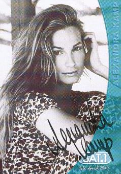 Alexandra Kamp  Sat.1   TV  Autogrammkarte original signiert 