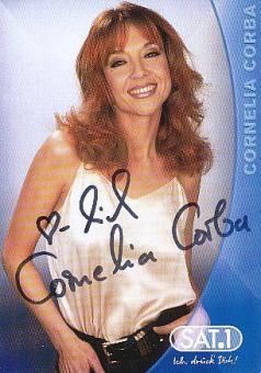 Cornelia Corba   Sat.1   TV  Autogrammkarte original signiert 