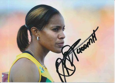 Kaliese Spencer  Jamaika Leichtathletik Autogramm 13x18 cm Foto original signiert 