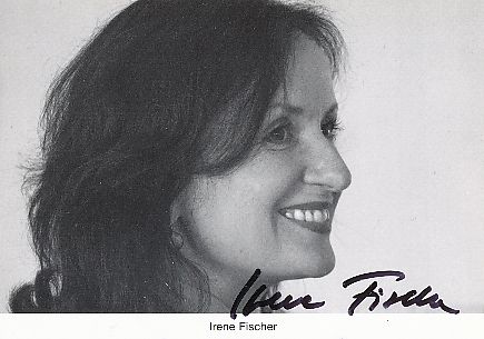 Irene Fischer  Lindenstraße TV Serien  Autogrammkarte original signiert 