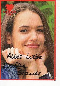 Nadine Brandt  Verbotene Liebe  TV Serien  Autogrammkarte original signiert 