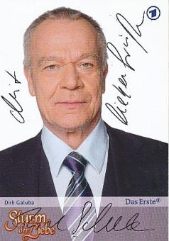 Dirk Galuba   Sturm der Liebe  TV Serien  Autogrammkarte original signiert 