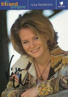 Lisa Karlström  Die Strand Clique    TV Serien  Autogrammkarte original signiert 