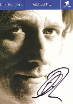 Michael Fitz  Die Boegers  TV Serien  Autogrammkarte original signiert 