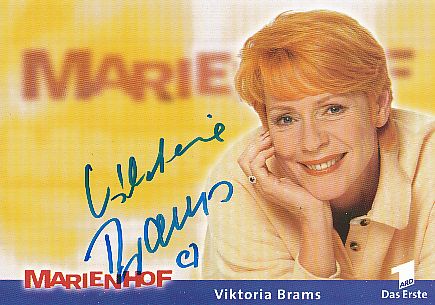 Viktoria Brams  Marienhof  TV Serien  Autogrammkarte original signiert 