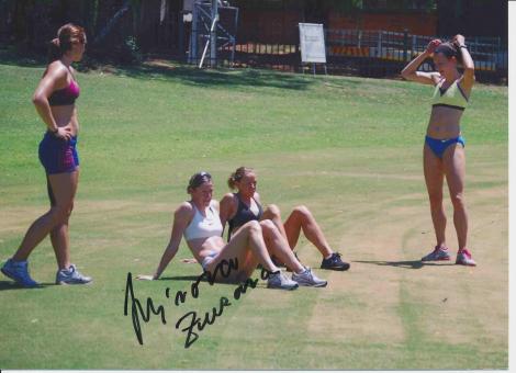 Zuzana Hejnova  Tschechien  Leichtathletik Autogramm 13x18 cm Foto original signiert 