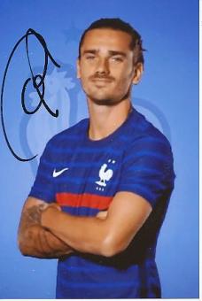 Antoine Griezmann  Frankreich Weltmeister WM 2018  Fußball Autogramm Foto original signiert 