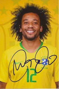 Marcelo   Brasilien  Fußball Autogramm Foto original signiert 