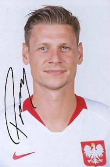 Lukas Pisczek  Polen  Fußball Autogramm Foto original signiert 
