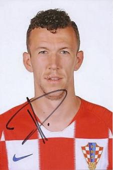 Ivan Perisic  Kroatien  Fußball Autogramm Foto original signiert 