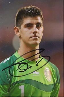 Thibaut Courtois  Belgien  Fußball Autogramm Foto original signiert 