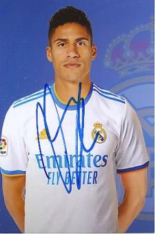 Raphael Varane  Real Madrid  Fußball Autogramm Foto original signiert 
