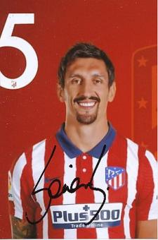 Stefan Savic  Atletico Madrid  Fußball Autogramm Foto original signiert 