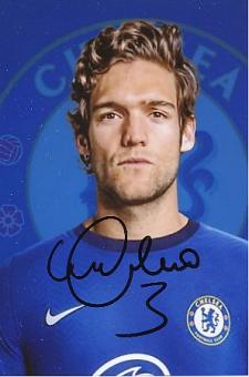 Marcos Alonso  FC Chelsea London  Fußball Autogramm Foto original signiert 