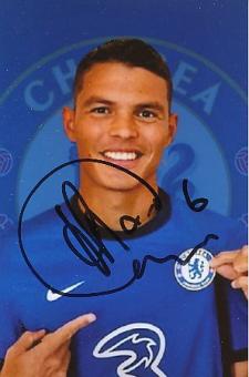 Thiago Silva  FC Chelsea London  Fußball Autogramm Foto original signiert 
