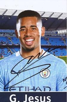 Gabriel Jesus  Manchester City  Fußball Autogramm Foto original signiert 