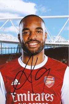 Alexandra Lacazette  FC Arsenal London  Fußball Autogramm Foto original signiert 