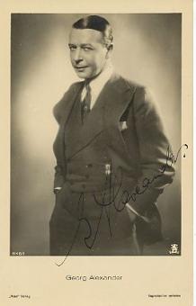 Georg Alexander † 1945  Film & TV  Autogrammkarte original signiert 