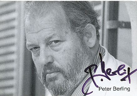 Peter Berling † 2017  Film & TV  Autogrammkarte original signiert 