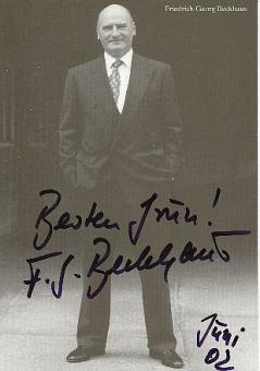 Friedrich Georg Beckhaus  Film & TV  Autogrammkarte original signiert 