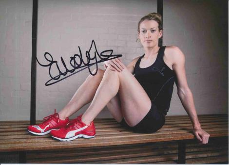 Eilidh Child  Großbritanien  Leichtathletik Autogramm 13x18 cm Foto original signiert 