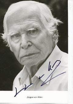 Jürgen von Alten † 1994  Film & TV  Autogrammkarte original signiert 