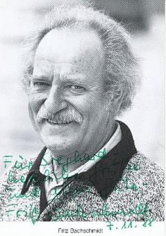 Fritz Bachschmidt † 1992  Lindenstraße  Film & TV  Autogrammkarte original signiert 