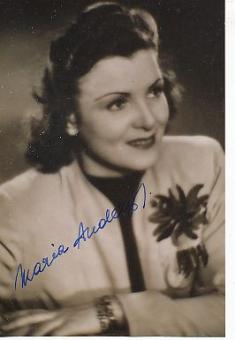 Maria Andergast † 1995  Film &  TV  Autogramm Foto original signiert 