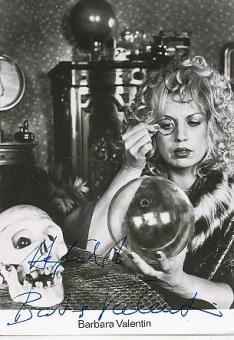 Barbara Valentin † 2002  Film &  TV  Autogramm Foto original signiert 