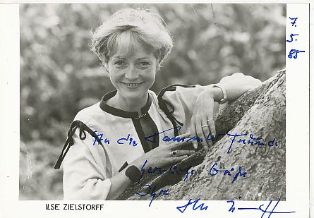 Ilse Zielstorff † 2015   Film & TV  Autogrammkarte original signiert 