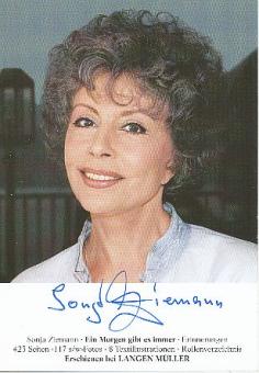 Sonja Ziemann † 2020   Film & TV  Autogrammkarte original signiert 