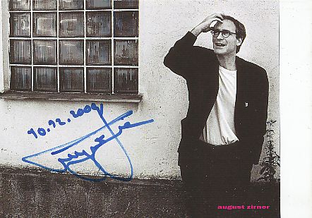 August Zirner  Film &  TV  Autogramm Foto original signiert 