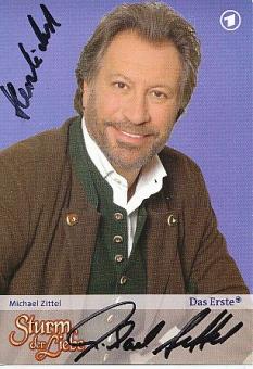 Michael Zittel  Sturm der Liebe  ARD  TV  Autogrammkarte original signiert 