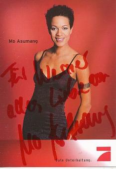 Mo Asumang  Pro7  TV  Sender  Autogrammkarte original signiert 