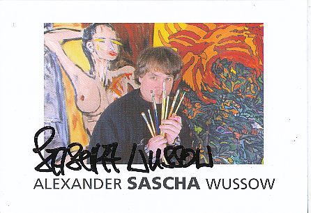 Alexander Sascha Wussow   Film & TV  Autogrammkarte original signiert 