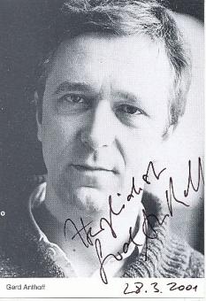 Gerd Anthoff  Film & TV  Autogrammkarte original signiert 